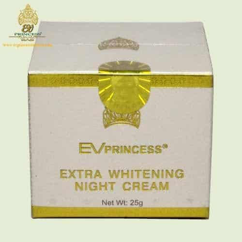 ev princess extra whitening night cream