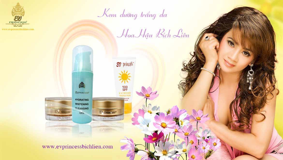 kem trang da hoa hau bich lien