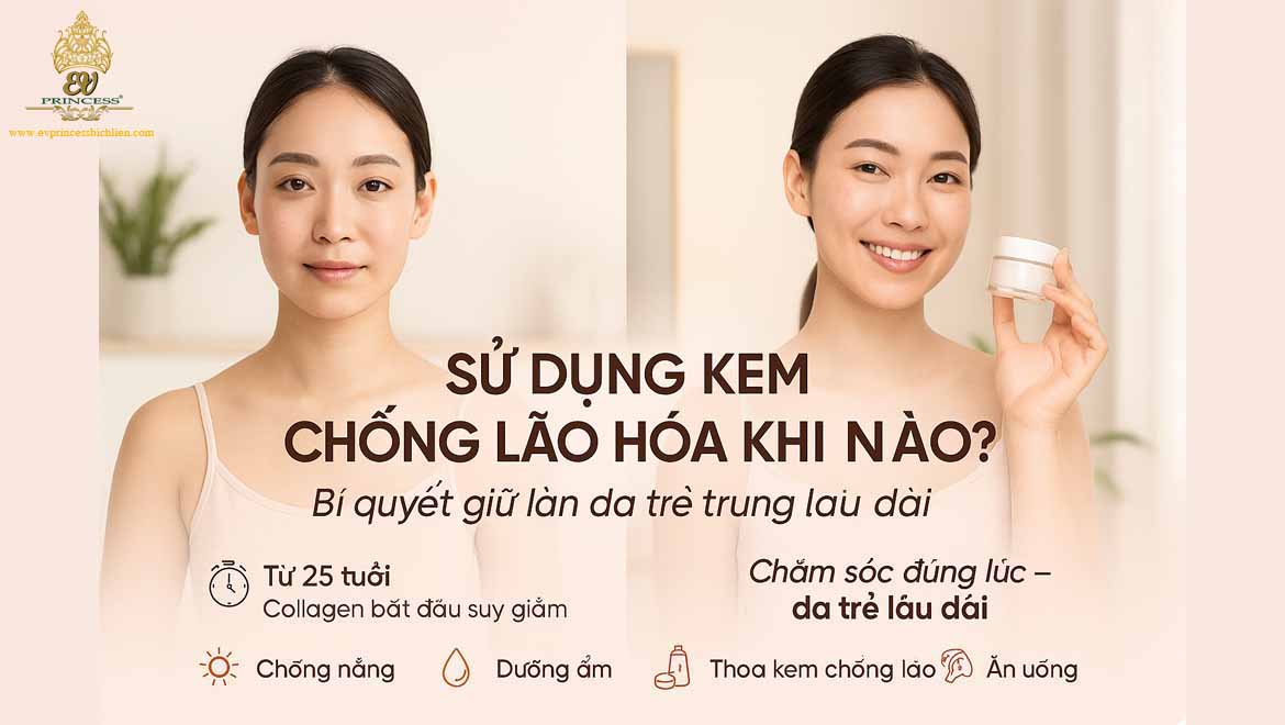 su dung kem chong lao hoa khi nao