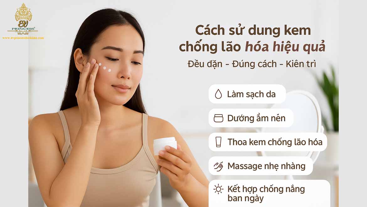 su dung kem chong lao hoa khi nao