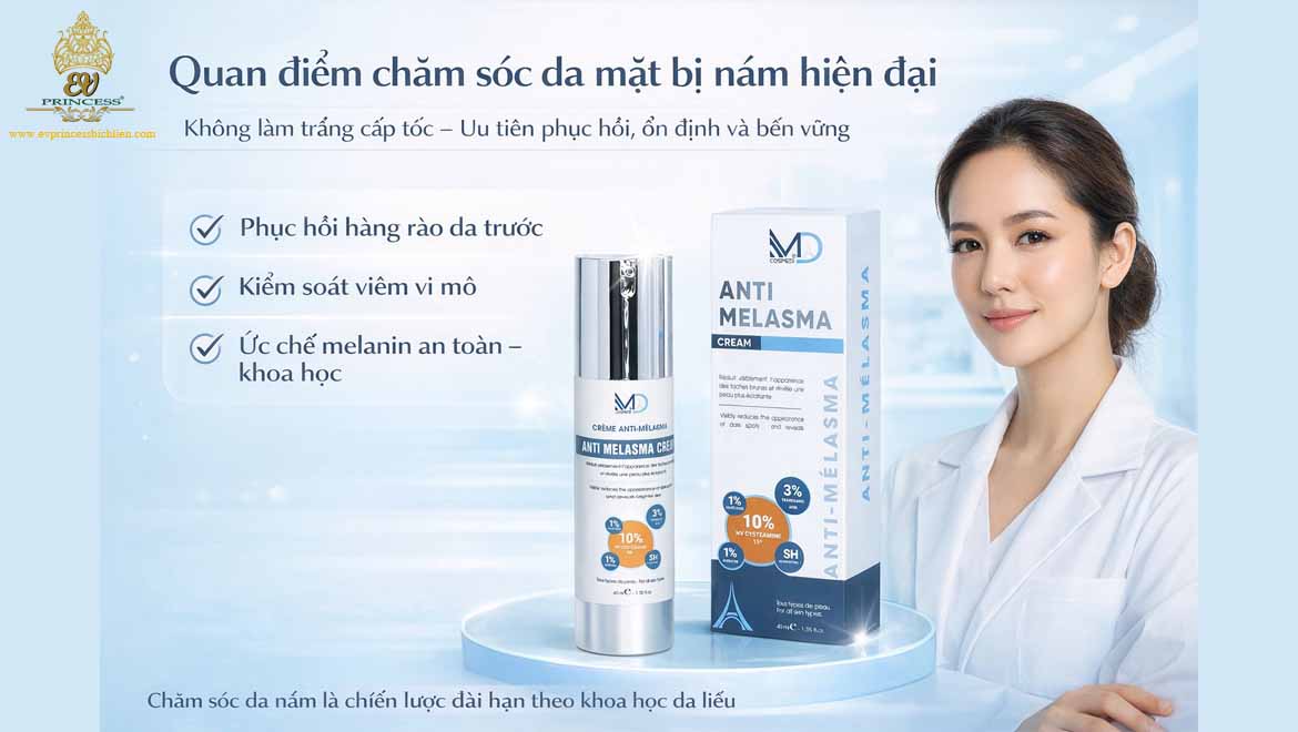 bi quyet cham soc da mat bi nam