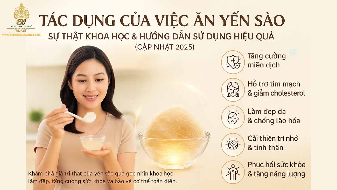 tac dung cua viec an yen sao