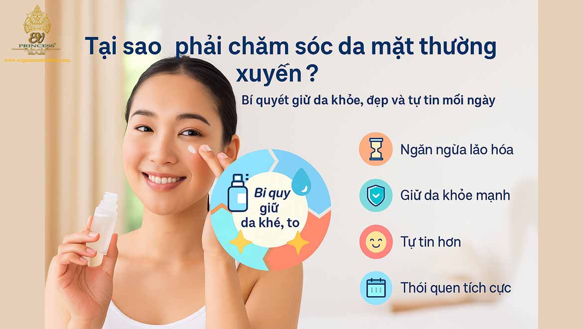 tai sao phai cham soc da mat