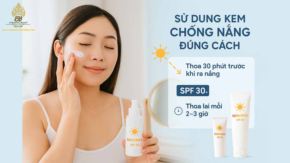 cach bao ve da khoi anh nang mat troi