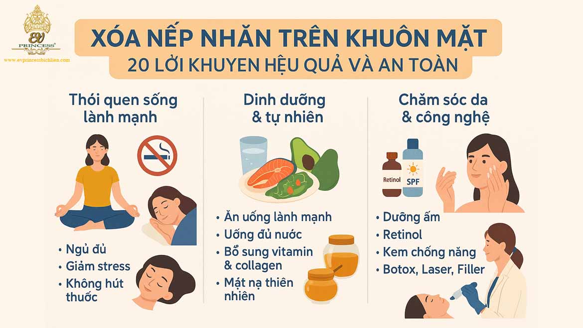 xoa nep nhan tren khuon mat
