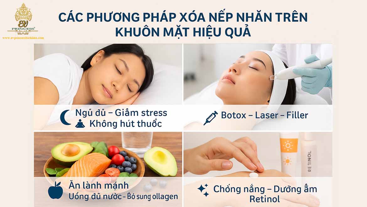 xoa nep nhan tren khuon mat