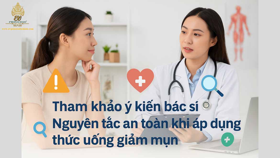 uong gi de thanh loc co the giam mun