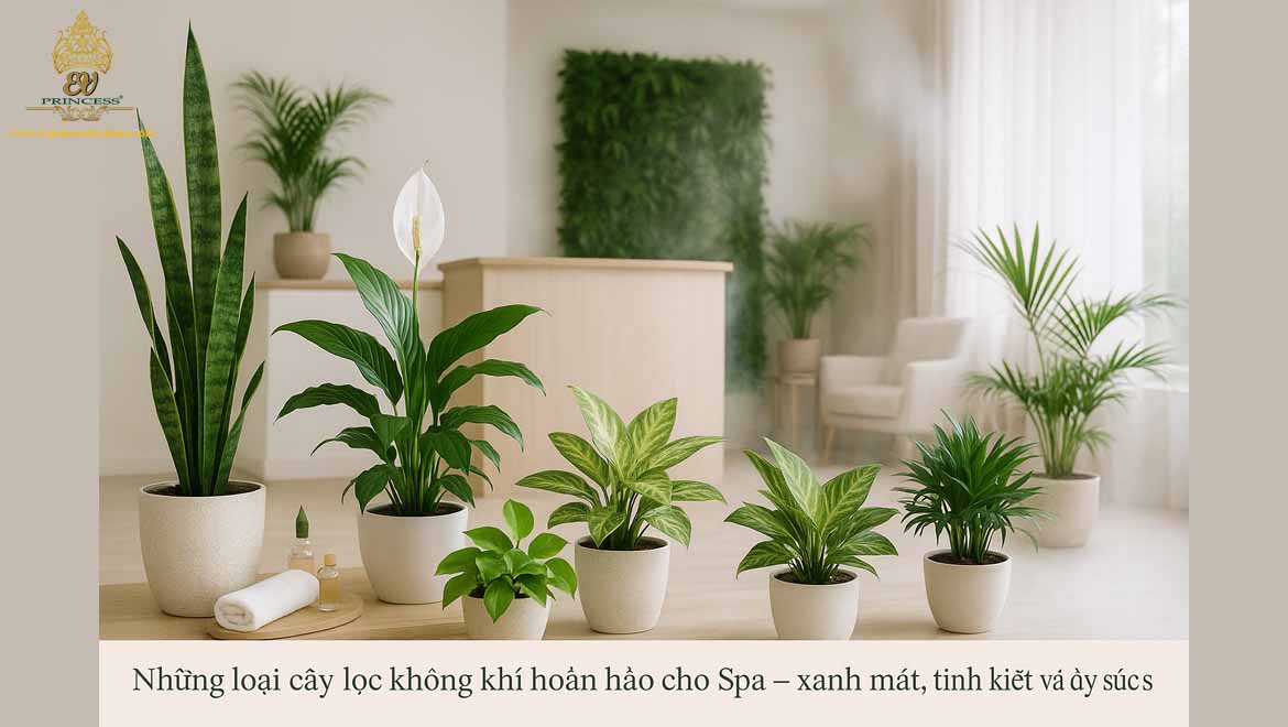 cay loc khong khi cho spa
