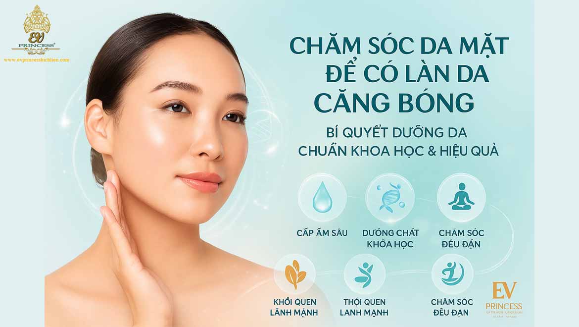 cham soc da mat de co lan da cang bong
