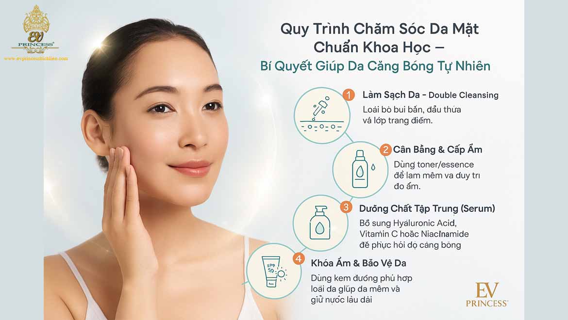 cham soc da mat de co lan da cang bong