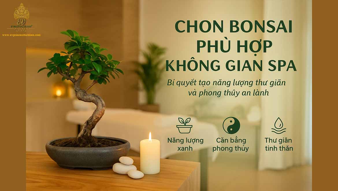 chon bonsai phu hop khong gian spa