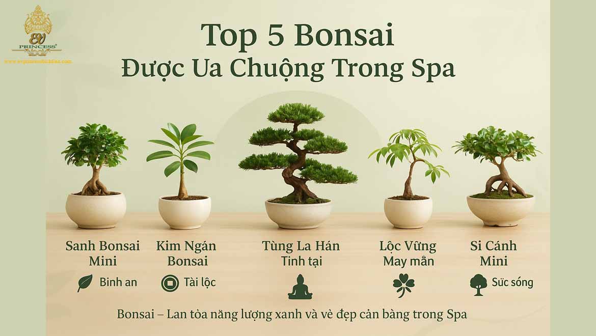chon bonsai phu hop khong gian spa
