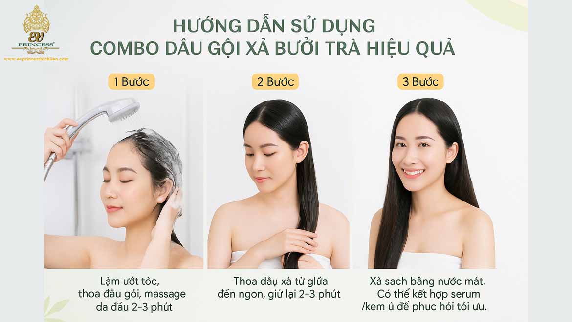 combo dau goi xa thao duoc buoi tra