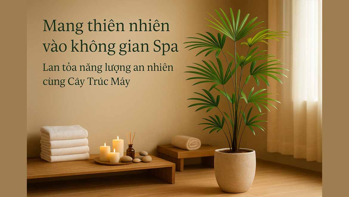 cay truc may trang tri spa