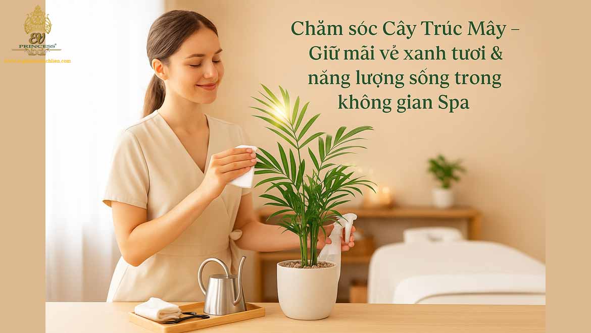 cay truc may trang tri spa