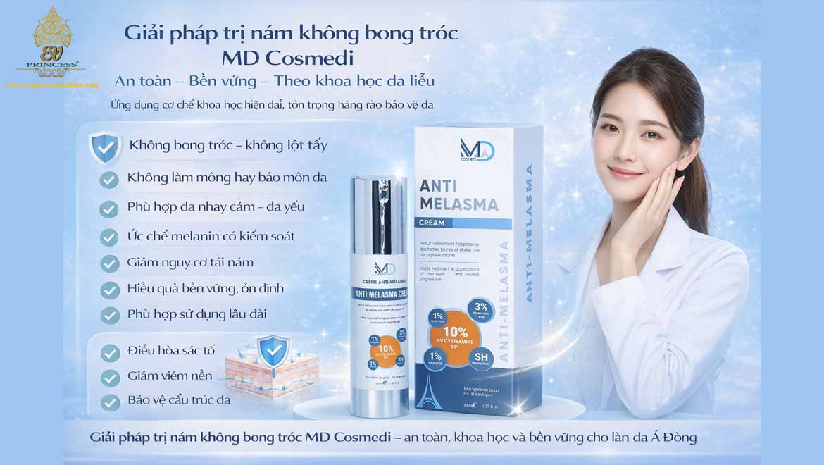 giai phap tri nm khong bong troc md cosmedi