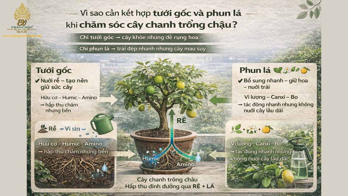 cach cham soc cay chanh