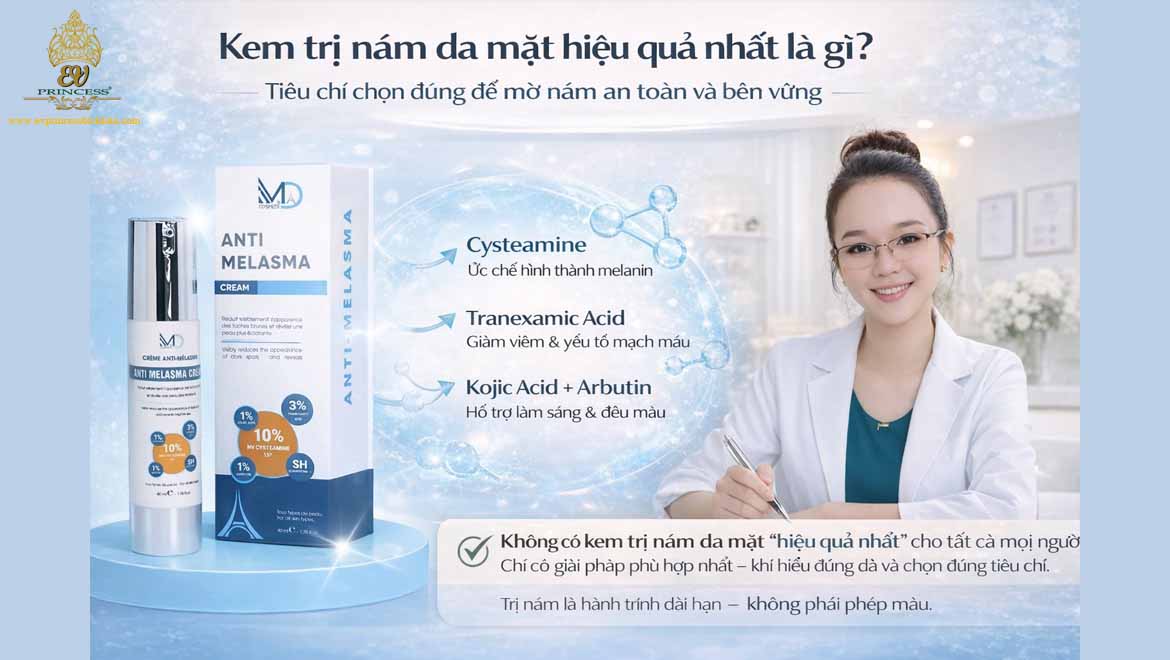 kem tri nam da mat hieu qua nhat