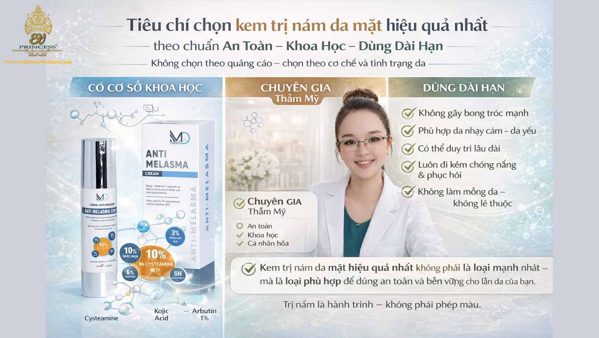 kem tri nam da mat hieu qua nhat