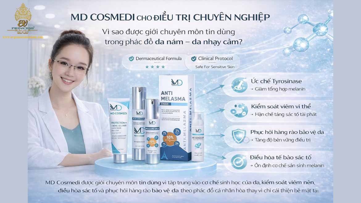 md cosmedi cho dieu tri chuyen nghiep